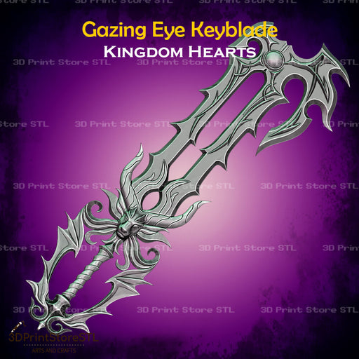 Gazing Eye Keyblade Cosplay Kingdom Hearts 3D Print Model STL File 3DPrintStoreSTL