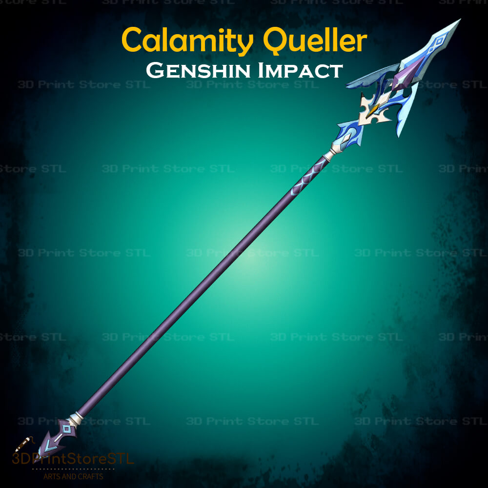 Calamity Queller Cosplay Genshin Impact 3D Print Model STL File 3DPrintStoreSTL