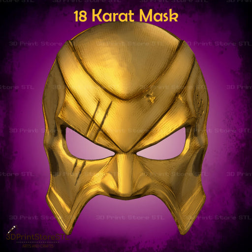 18 Karat Mask Cosplay 3D Print Model STL File 3DPrintStoreSTL