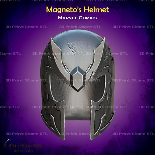 Magneto Helmet Cosplay Marvel Comics 3D Print Model STL File 3DPrintStoreSTL