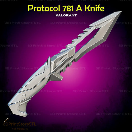 Protocol 781 Knife Cosplay 3D Print Model STL File 3DPrintStoreSTL