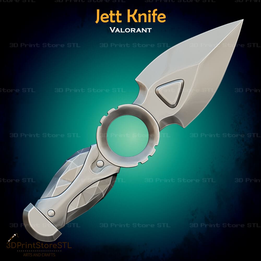 Jett Knife Cosplay 3D Print Model STL File 3DPrintStoreSTL