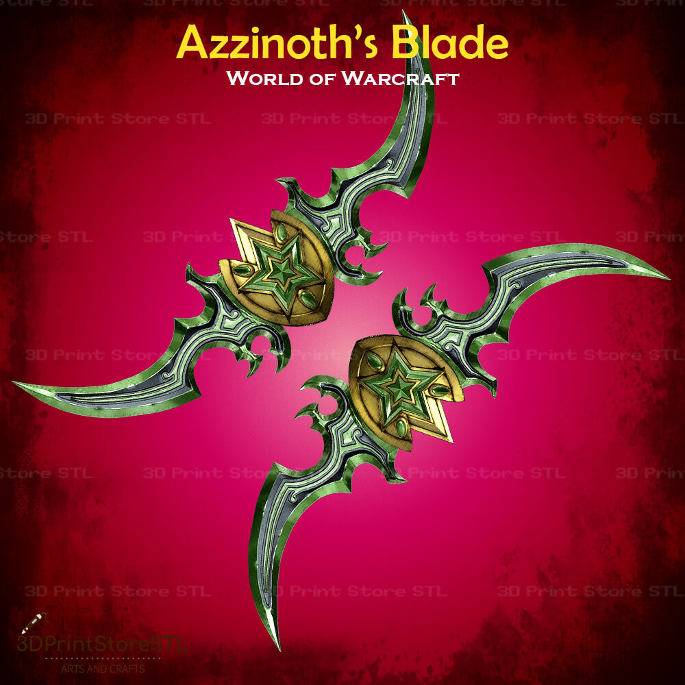 Blade Of Azzinoth Cosplay World Of Warcraft 3D Print Model STL File 3DPrintStoreSTL