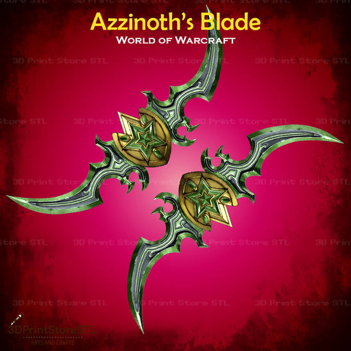 Blade Of Azzinoth Cosplay World Of Warcraft 3D Print Model STL File 3DPrintStoreSTL