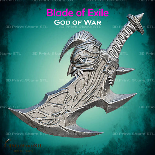 Blade Of Exile Cosplay God of War 3D Print Model STL File 3DPrintStoreSTL