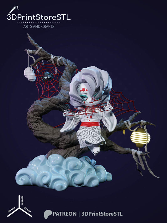 Rui Chibi From Demon Slayer 3D Print Model STL File 3DPrintStoreSTL