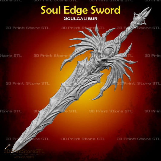 Soul Edge Sword Cosplay Soulcalibur 3D Print Model STL File 3DPrintStoreSTL