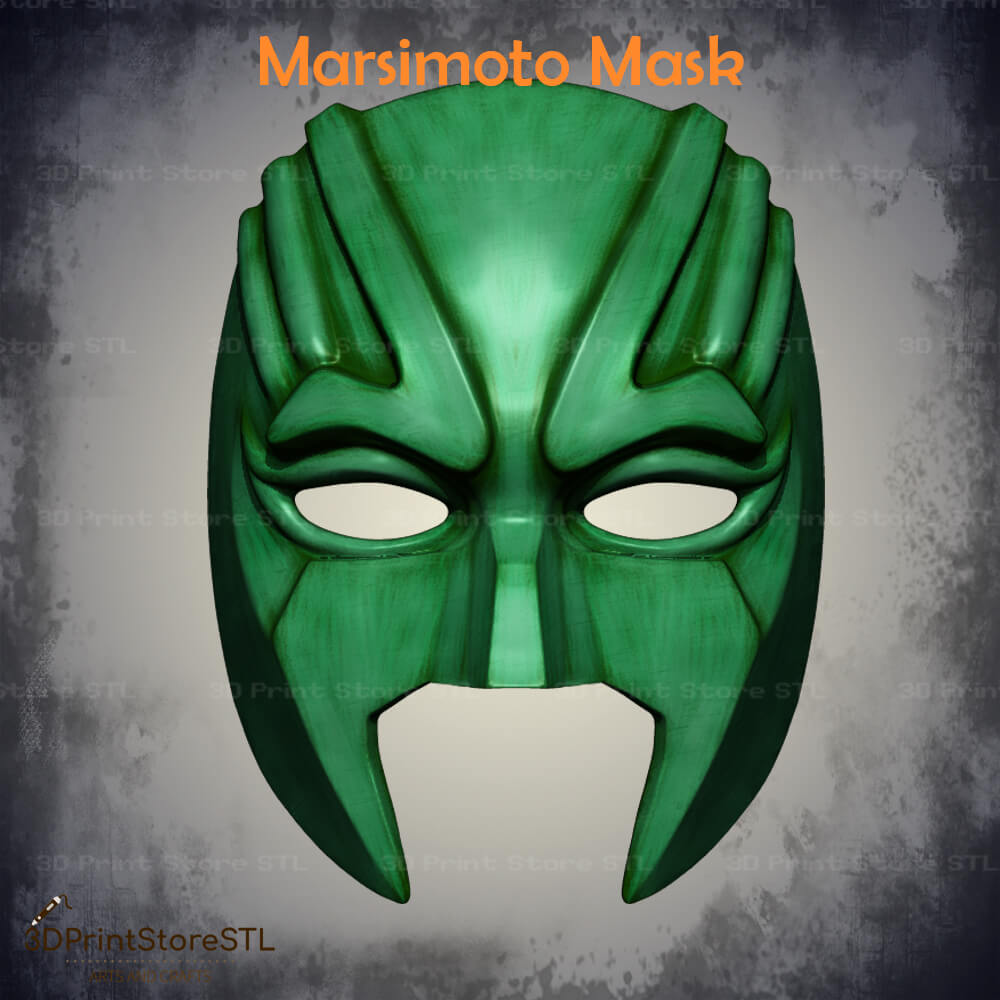 Marsimoto Mask Cosplay 3D Print Model STL File 3DPrintStoreSTL