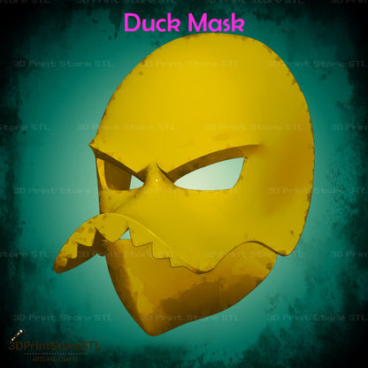 Duck Mask Cosplay 3D Print Model STL File 3DPrintStoreSTL