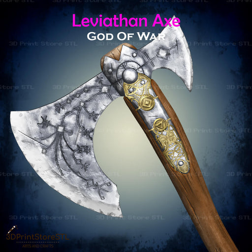 Leviathan Axe Cosplay God of War 3D Print Model STL File 3DPrintStoreSTL