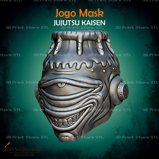 Jogo Mask Cosplay Jujutsu Kaisen 3D Print Model STL File 3DPrintStoreSTL