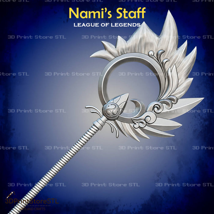 Nami Staff Cosplay League of Legends 3D Print Model STL File 3DPrintStoreSTL