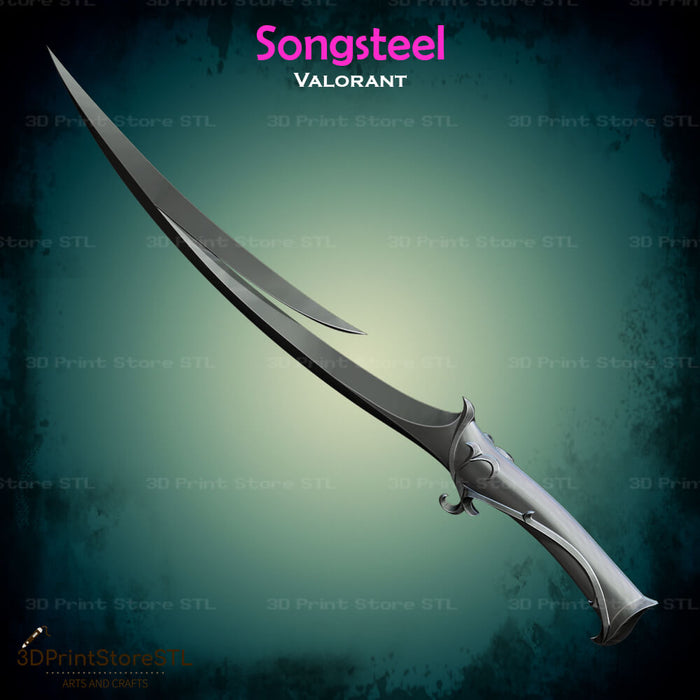 Songsteel Knife Cosplay 3D Print Model STL File 3DPrintStoreSTL