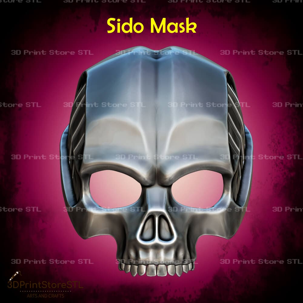 Sido Mask Cosplay 3D Print Model STL File 3DPrintStoreSTL