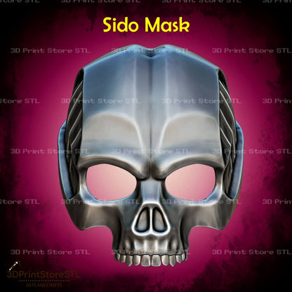 Sido Mask Cosplay 3D Print Model STL File 3DPrintStoreSTL