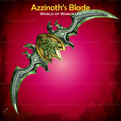 Blade Of Azzinoth Cosplay World Of Warcraft 3D Print Model STL File 3DPrintStoreSTL