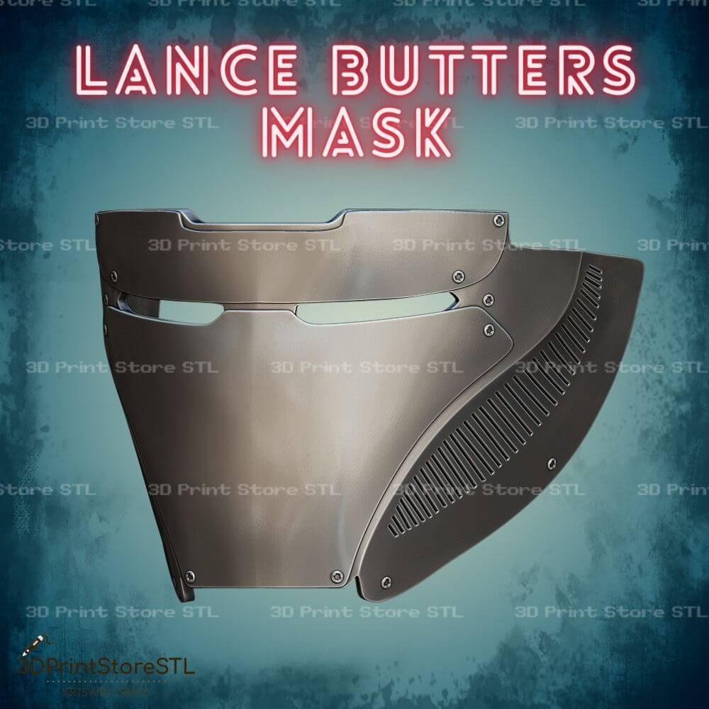 Lance Butters Mask Cosplay 3D Print Model STL File 3DPrintStoreSTL