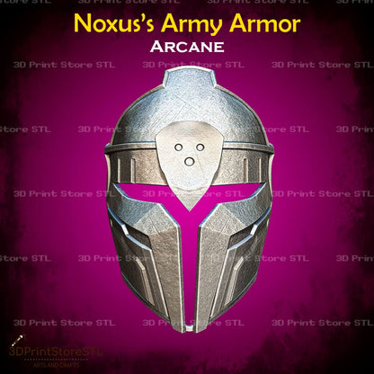 Noxus Army Armor Cosplay Arcane 3D Print Model STL File 3DPrintStoreSTL