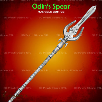 Odins Spear Cosplay Marvel Comics 3D Print Model STL File 3DPrintStoreSTL