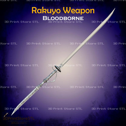 Rakuyo Weapon Cosplay Bloodborne 3D Print Model STL File 3DPrintStoreSTL