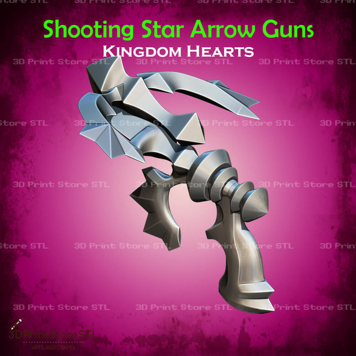 Shooting Star Arrow Guns Cosplay Kingdom Hearts 3D Print Model STL File 3DPrintStoreSTL