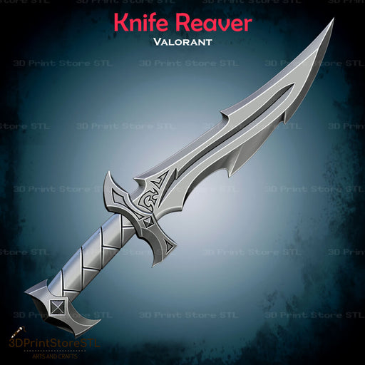 Reaver Knife Cosplay 3D Print Model STL File 3DPrintStoreSTL
