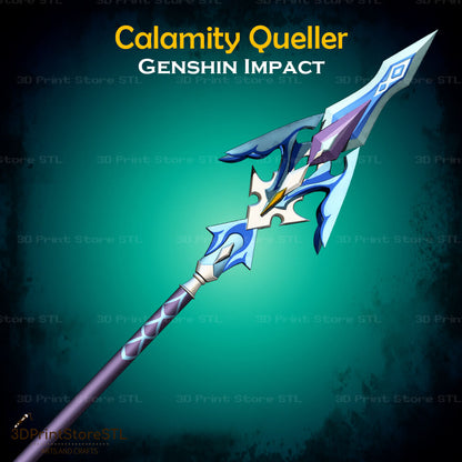 Calamity Queller Cosplay Genshin Impact 3D Print Model STL File 3DPrintStoreSTL