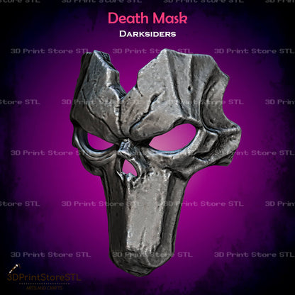 Death Mask Cosplay Darksiders 3D Print Model STL File 3DPrintStoreSTL