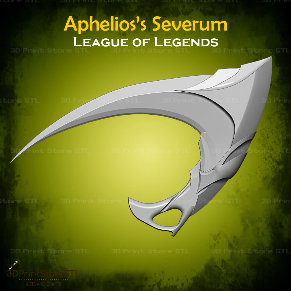 Aphelios Severum Cosplay League Of Legends 3D Print Model STL File 3DPrintStoreSTL