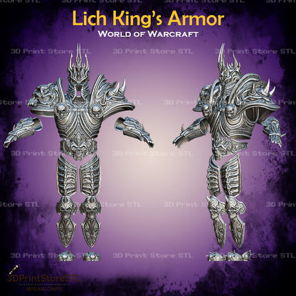Lich King Armor Cosplay World Of Warcraft 3D Print Model STL File 3DPrintStoreSTL