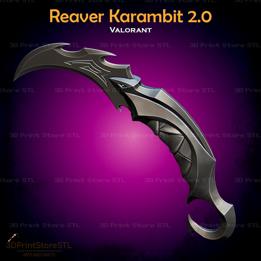 Reaver Karambit 20 Cosplay 3D Print Model STL File 3DPrintStoreSTL