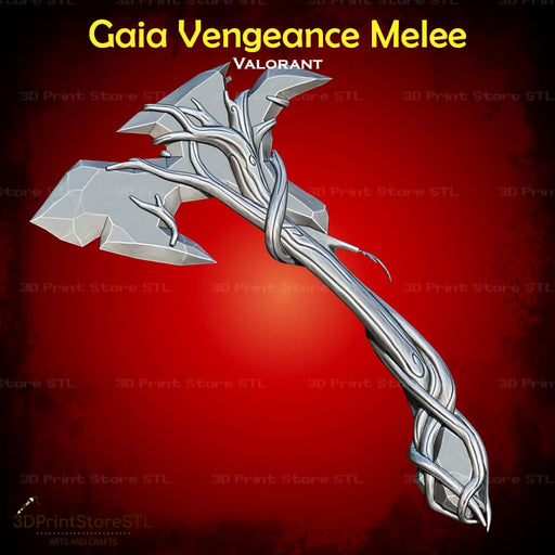 Gaia Vengeance Melee Cosplay 3D Print Model STL File 3DPrintStoreSTL