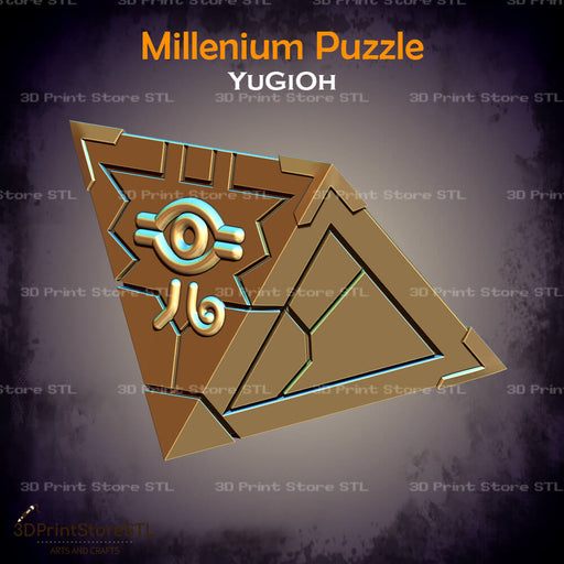 Millennium Puzzle Cosplay Yugioh 3D Print Model STL File 3DPrintStoreSTL