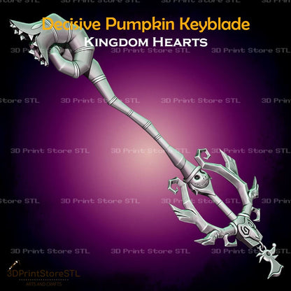 Decisive Pumpkin Keyblade Cosplay Kingdom Hearts 3D Print Model STL File 3DPrintStoreSTL