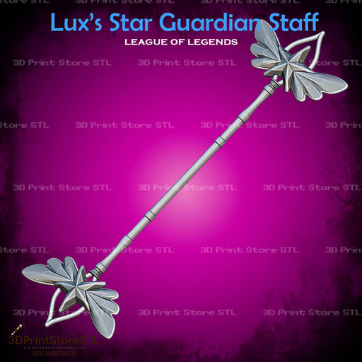 Lux Star Guardian Staff Cosplay League of Legends 3D Print Model STL File 3DPrintStoreSTL