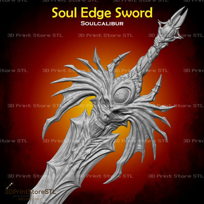 Soul Edge Sword Cosplay Soulcalibur 3D Print Model STL File 3DPrintStoreSTL