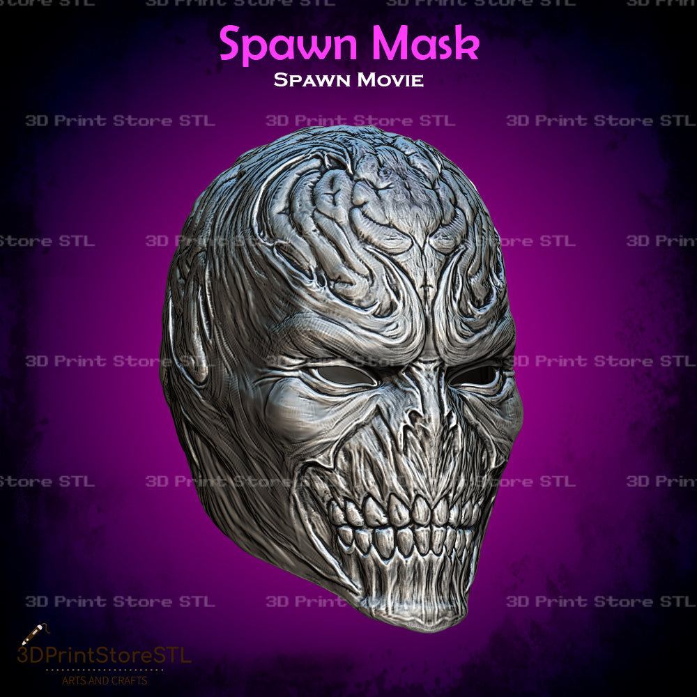 Spawn Mask Cosplay Spawn Movie 3D Print Model STL File 3DPrintStoreSTL