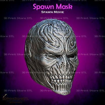 Spawn Mask Cosplay Spawn Movie 3D Print Model STL File 3DPrintStoreSTL