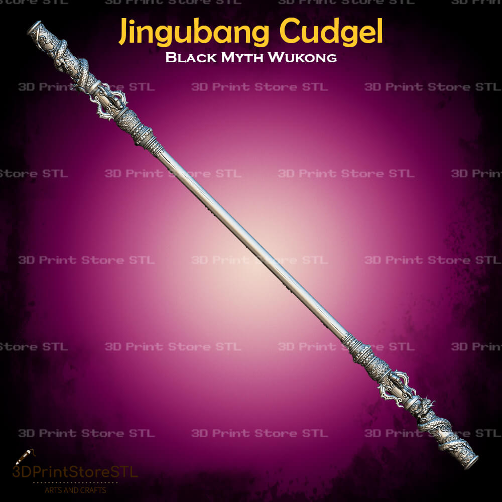 Jingubang Cudgel Cosplay Black Myth Wukong 3D Print Model STL File 3DPrintStoreSTL