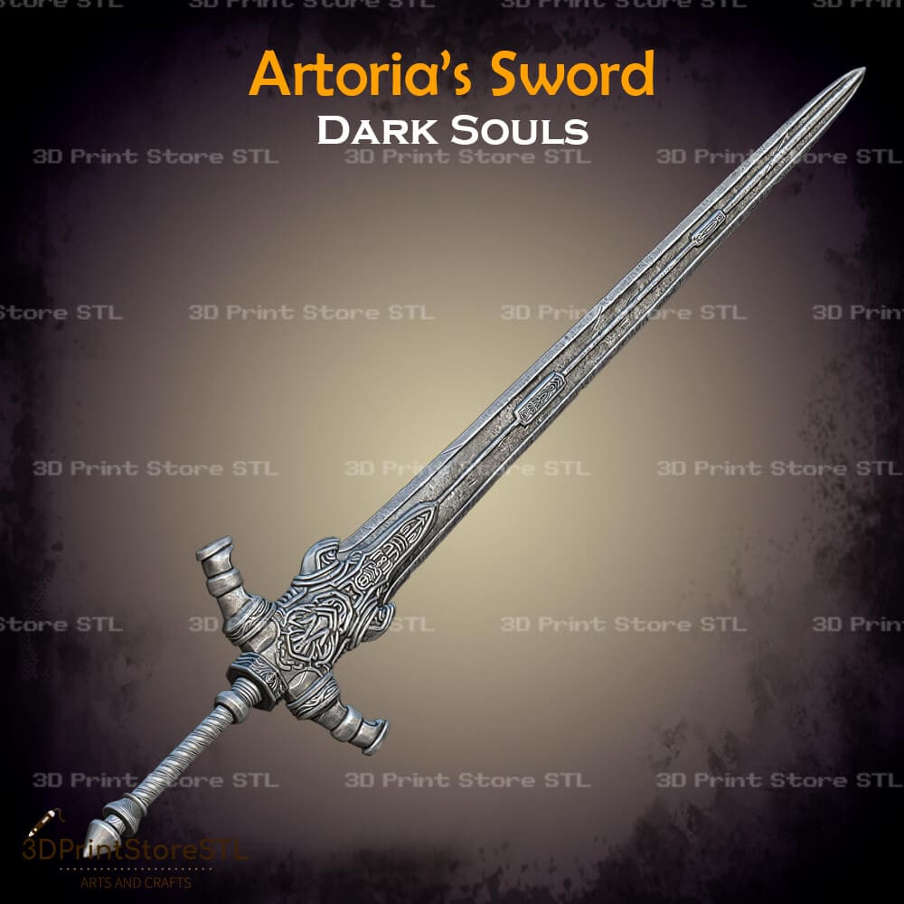 Artorias Sword Cosplay Dark Souls 3D Print Model STL File 3DPrintStoreSTL