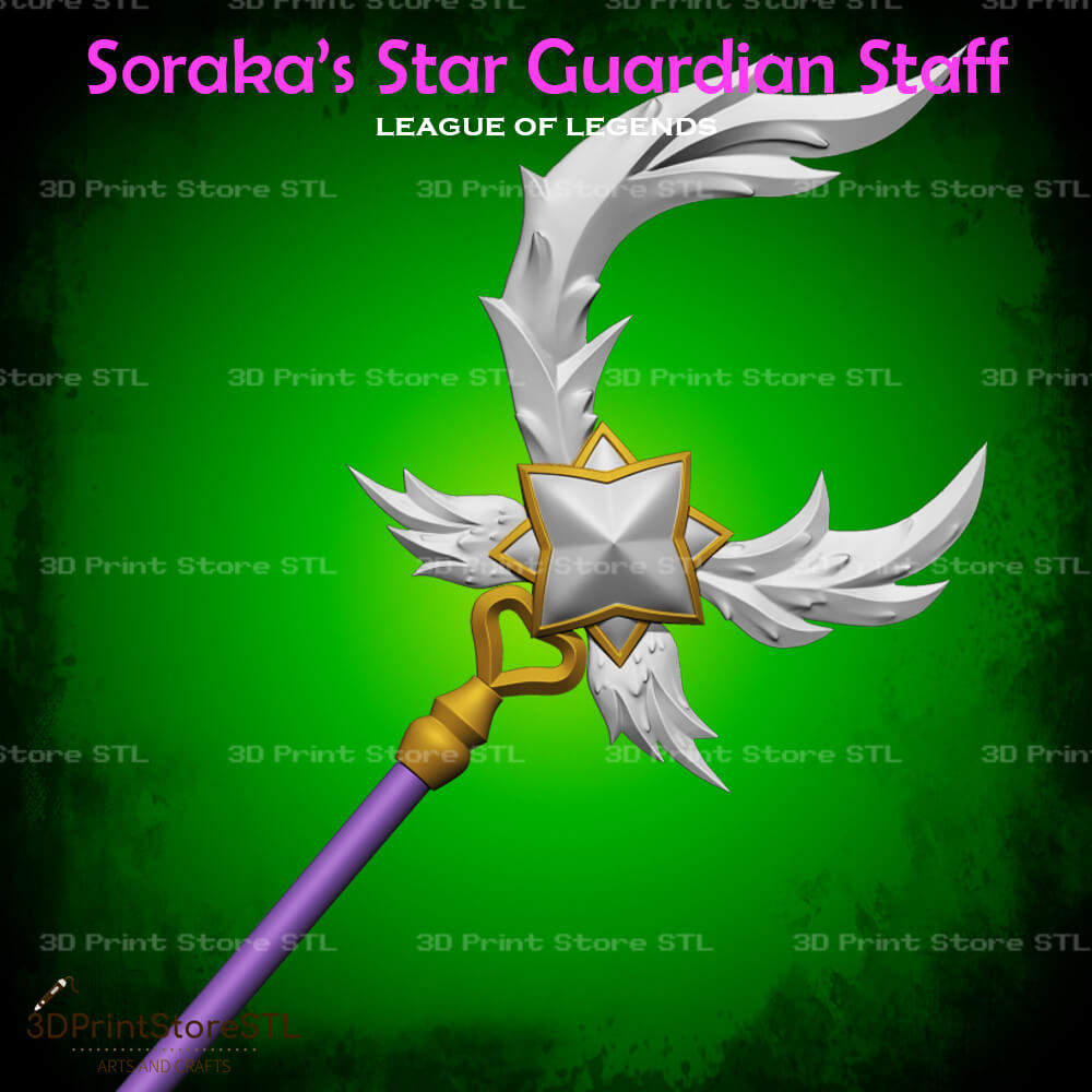 Sorakan Star Guardian Cosplay League of Legends 3D Print Model STL File 3DPrintStoreSTL