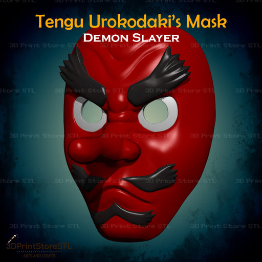 Sakonji Urokodaki Mask Cosplay Demon Slayer 3D Print Model STL File 3DPrintStoreSTL