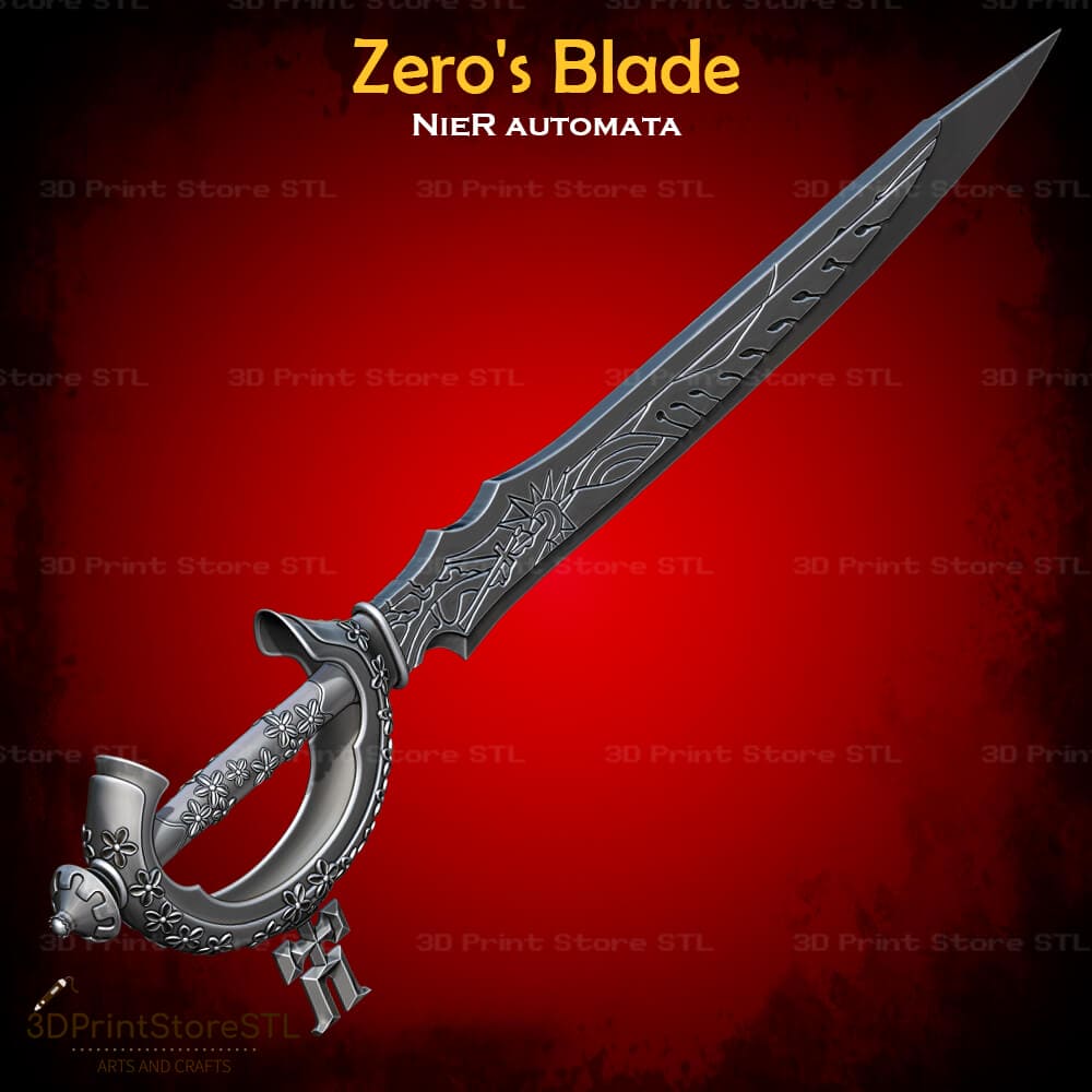Zero Blade Cosplay NieR Automata 3D Print Model STL File – 3DPrintStoreSTL