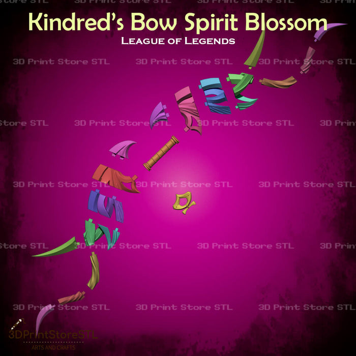 Kindred Bow Spirit Blossom Cosplay League of Legends 3D Print Model STL File 3DPrintStoreSTL