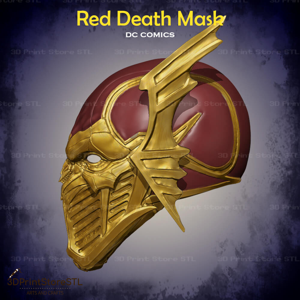 Red Death Cosplay DC Comics 3D Print Model STL File 3DPrintStoreSTL