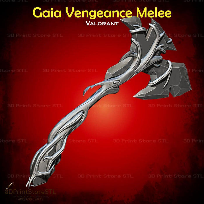 Gaia Vengeance Melee Cosplay 3D Print Model STL File 3DPrintStoreSTL