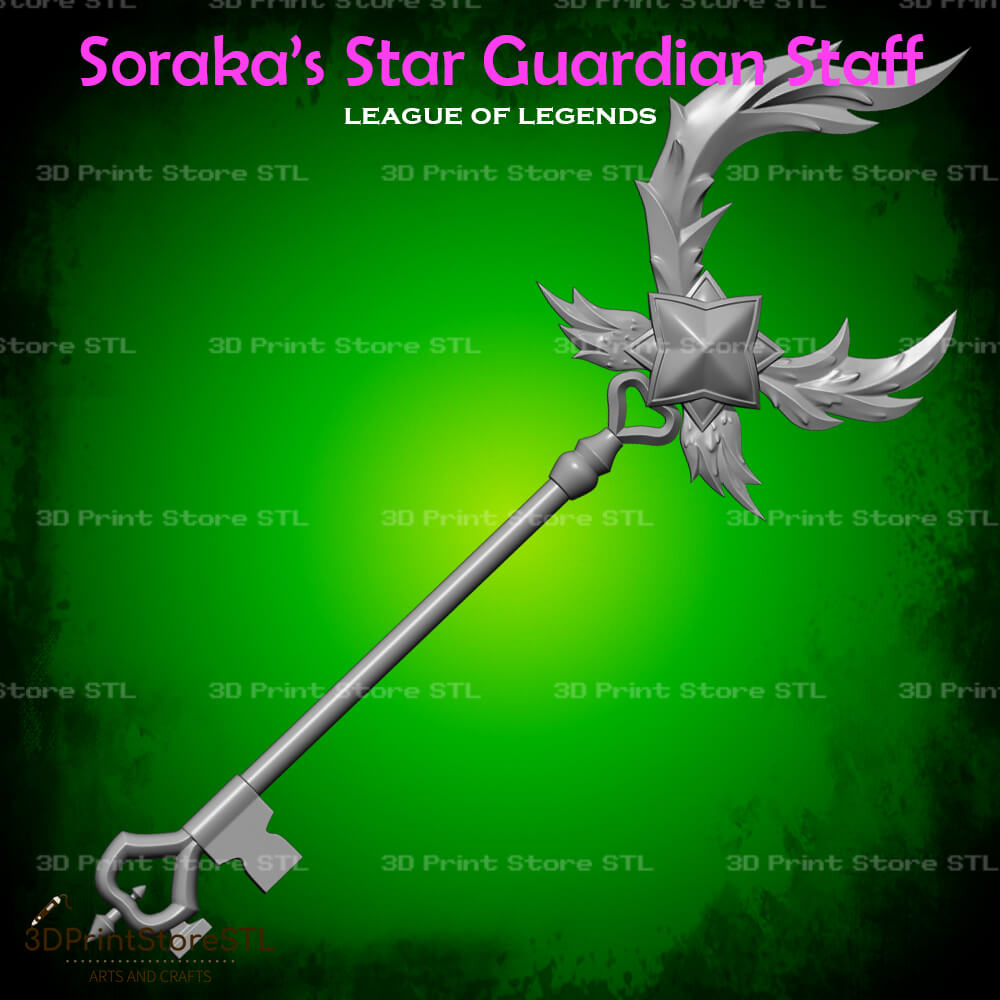 Sorakan Star Guardian Cosplay League of Legends 3D Print Model STL File 3DPrintStoreSTL