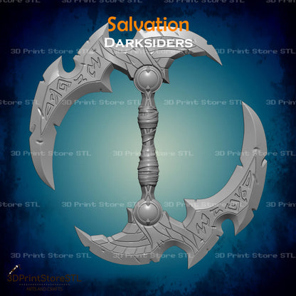 Salvation Weapon Cosplay Darksiders 3D Print Model STL File 3DPrintStoreSTL