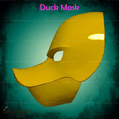 Duck Mask Cosplay 3D Print Model STL File 3DPrintStoreSTL