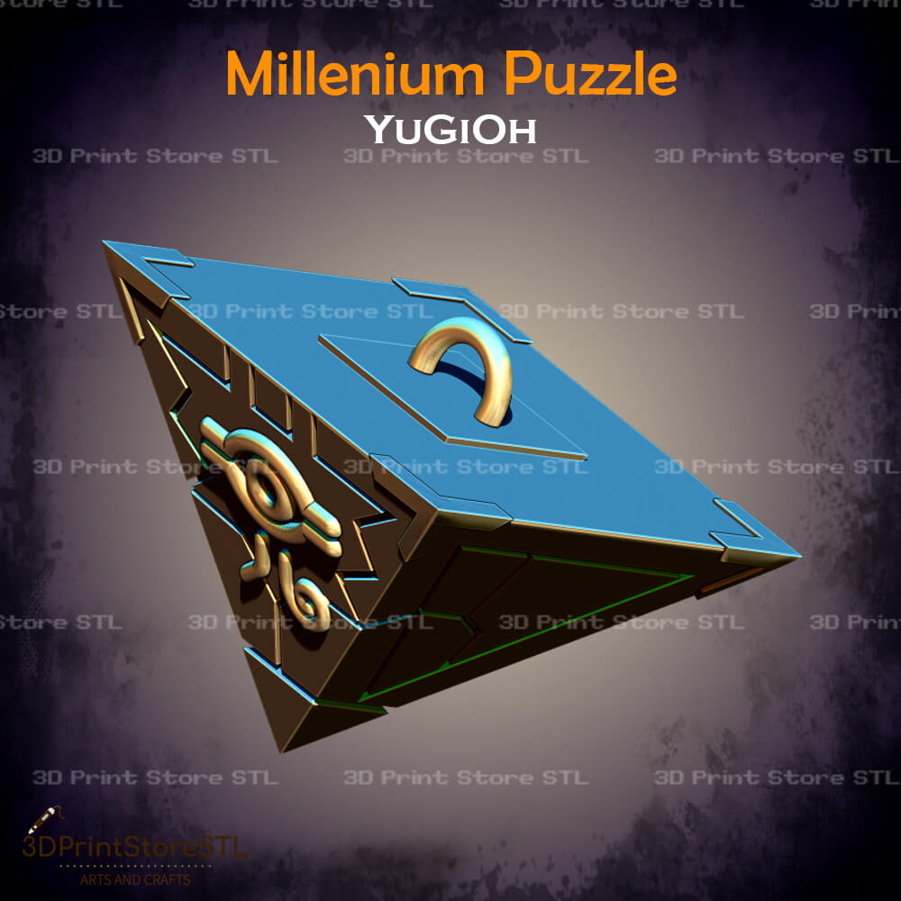 Millennium Puzzle Cosplay Yugioh 3D Print Model STL File 3DPrintStoreSTL